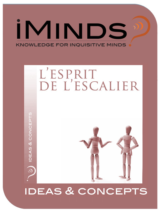 Title details for l'Esprit de l'Escalier by iMinds - Available